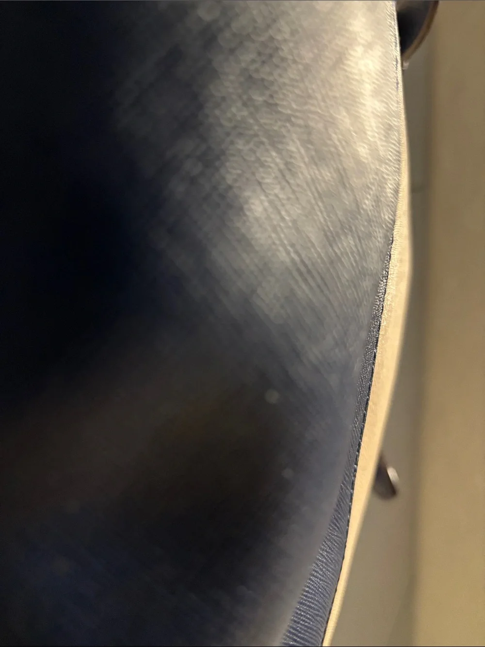kate spade Cream and Navy Two-Tone Leather Tote